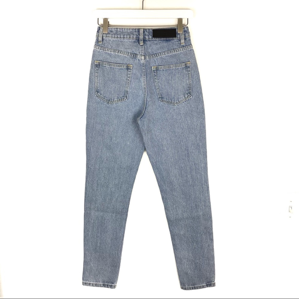 NWT BLCK DENIM High Waist wedgie fit Jeans - Picture 3 of 8